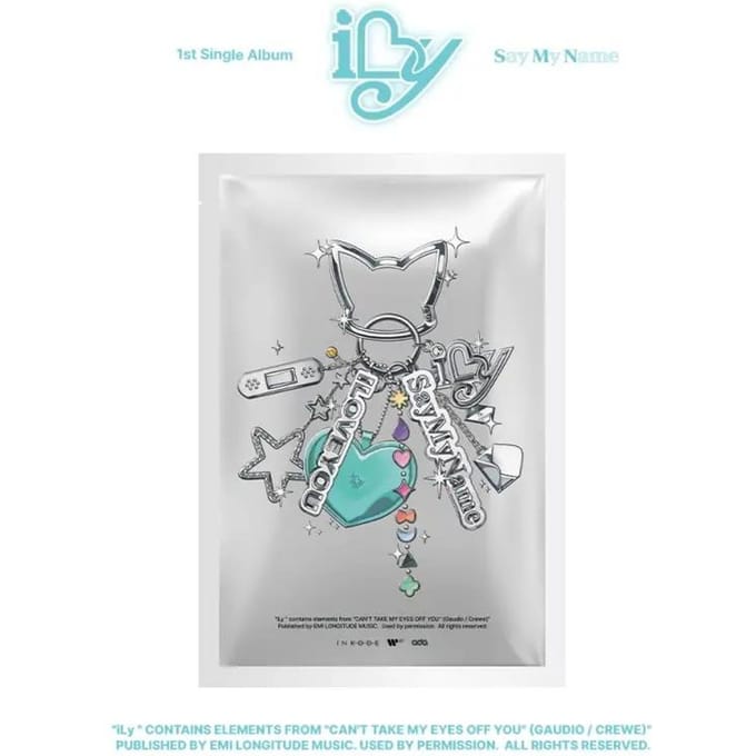 SAY MY NAME - [ILY] 1e Single Album SLEUTELHANGER
