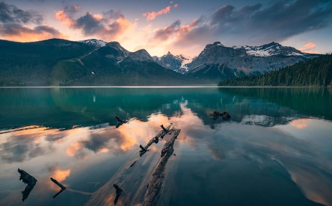Fotobehang Burning Emerald - Meerkleurig - 2,80m X 450cm