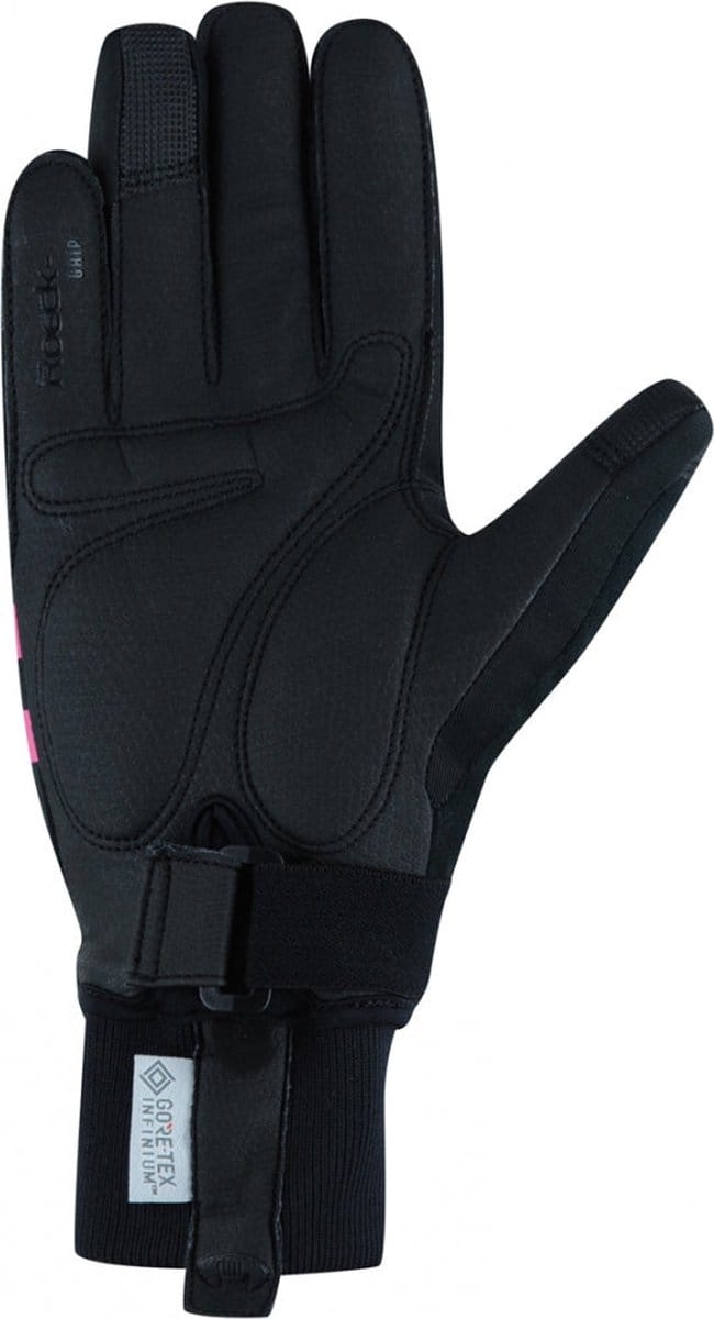 Roeckl Wilora Fietshandschoenen winter Zwart Wit - Black White - 8