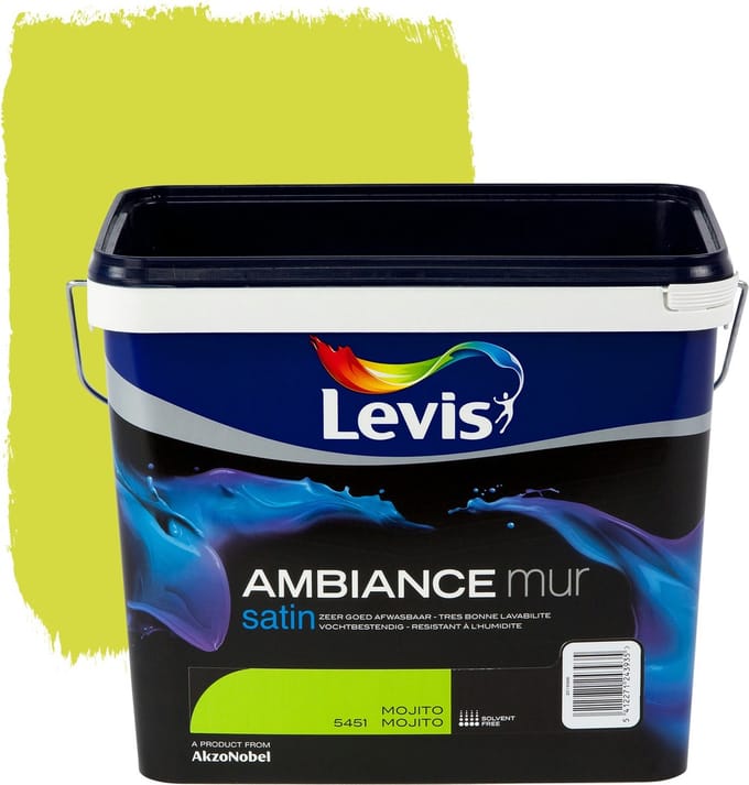 Levis Ambiance Muurverf - Satin - Mojito - 5L