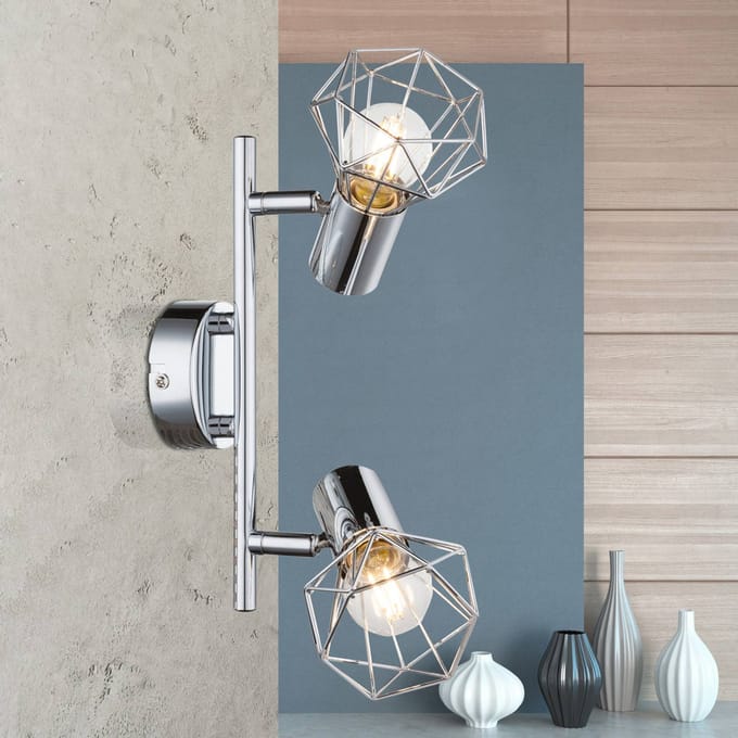 Globo Ultramoderne plafondlamp Daiva 2 lichtbr
