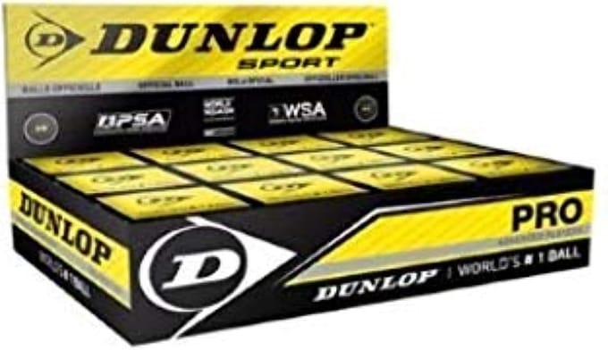 Squashball Dubbele Gele Stip - Medium Snelheid voor Beginners en Herintreders