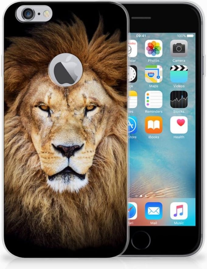 Apple iPhone 6 Plus | 6s Plus TPU Hoesje Leeuw