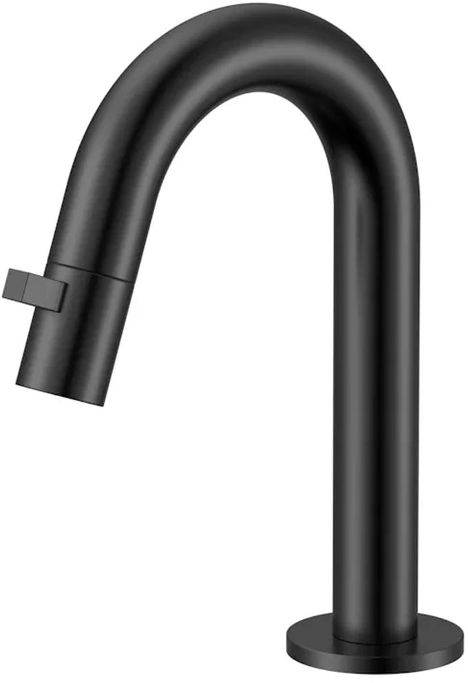 DutchLine - Round Fonteinkraan 189mm – Mat zwart