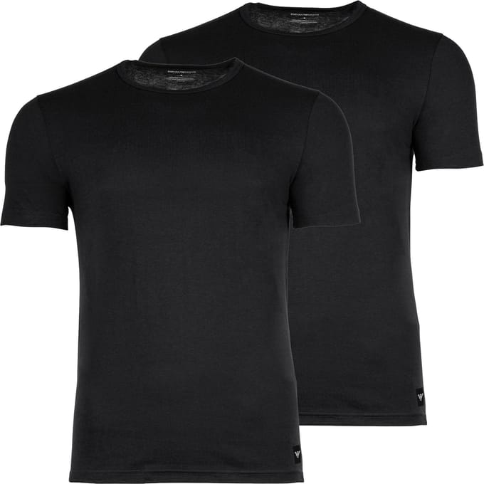 Emporio Armani T-shirt ESSENTIAL LOGOLABEL Set van 2