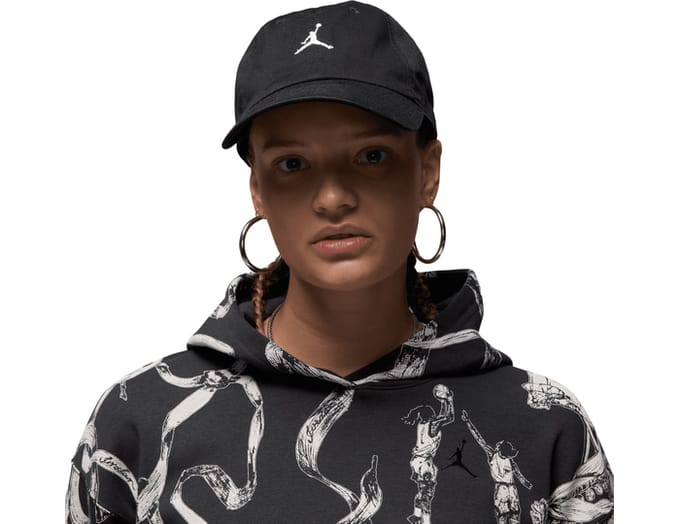 Jordan Club Unstructured Curved-bill Pet Zwart K010