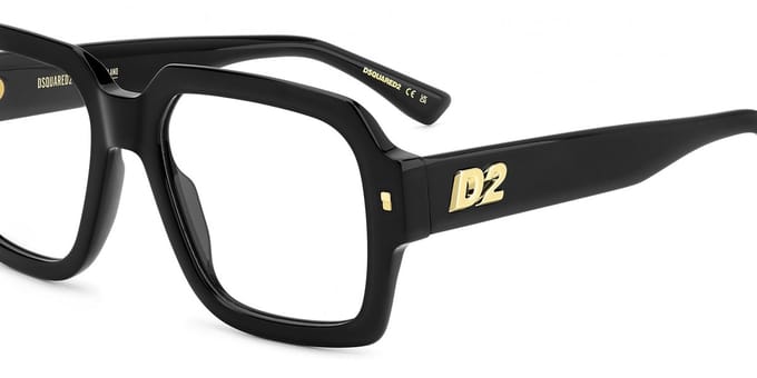 Dsquared2 D2 0148 Black 54/19/145 MAN Brilmonturen