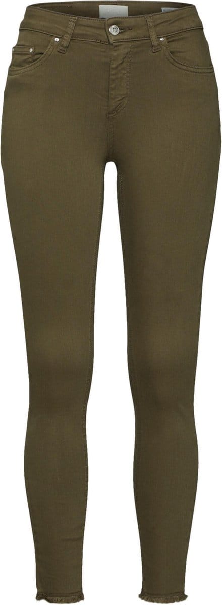 ONLY - ONLBLUSH MID SK ANK RAW COL PNT - Dames - Leggings