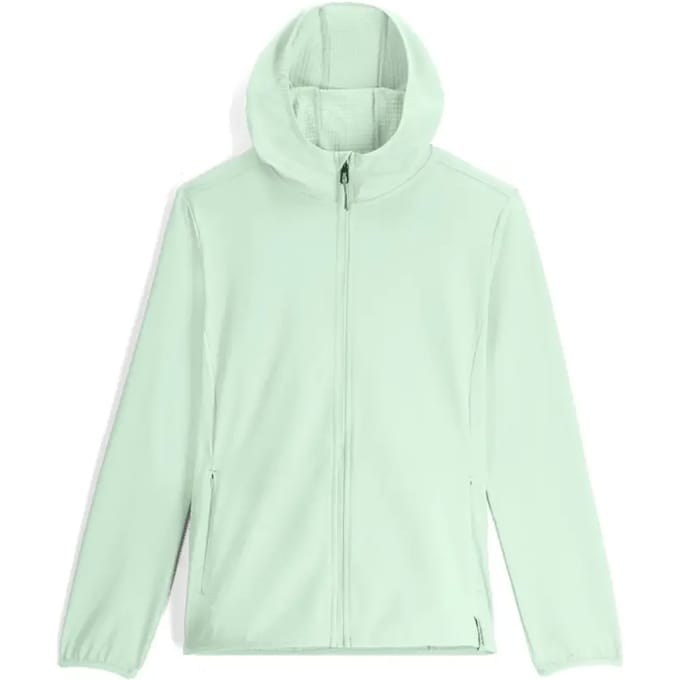 Dames fleece met capuchon Spyder Gridweb