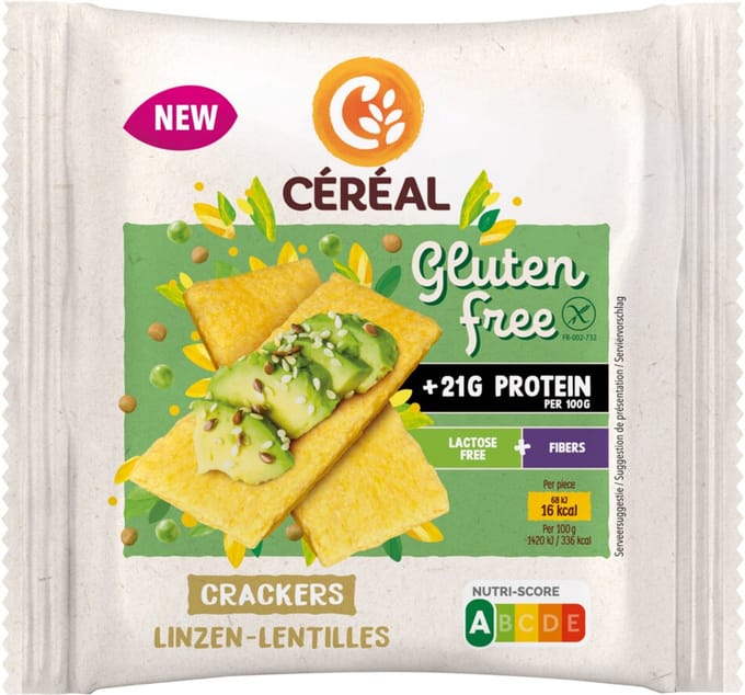 12x Céréal Crackers Linzen 100 gr