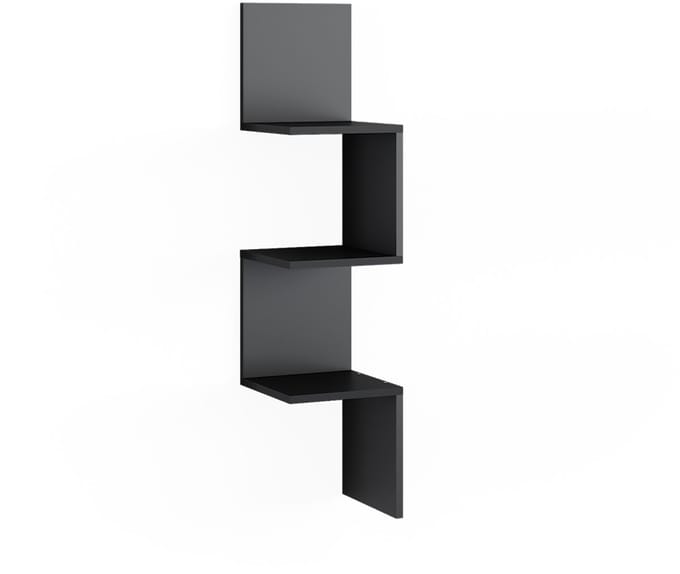 Vicco Paolo Hoekplank – 28 x 116.4 cm Zwart