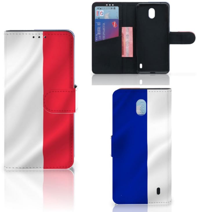 Nokia 1 Plus Bookstyle Case Frankrijk