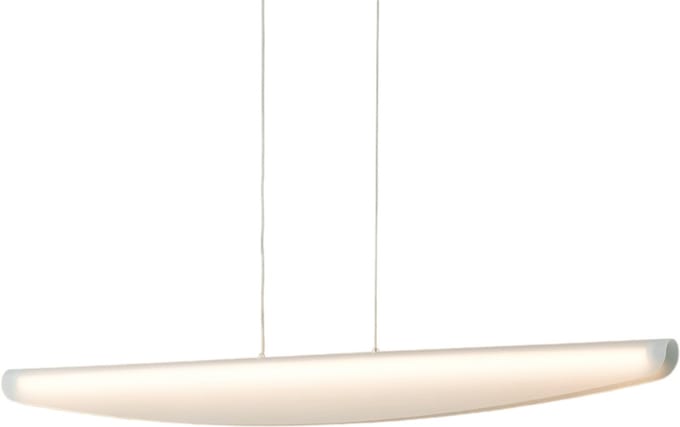 Kosilum - Auren - Hanglamp - Beige en wit - Aluminium en acryl