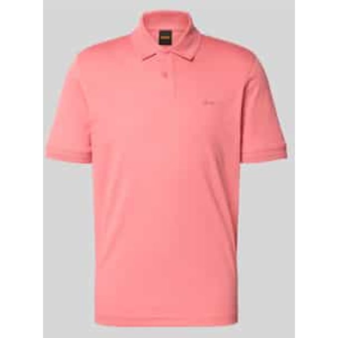 regular fit poloshirt van puur katoen model 'PE_INTERLOCK'