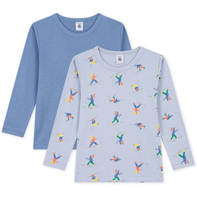 Petit Bateau  T-Shirt Lange Mouw TSML X 2