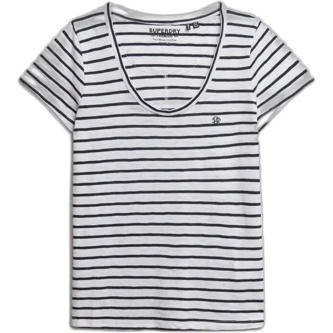 Superdry Studios Scoop Neck Shirt Dames - Maat 8