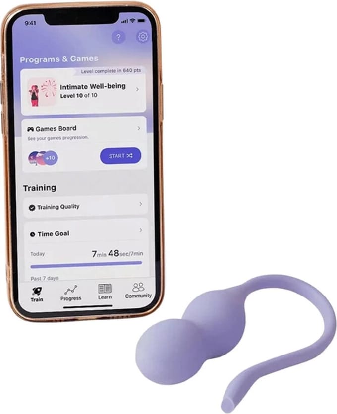 Perifit Care+ Dynamische Kegel-oefenapparaat - Lila