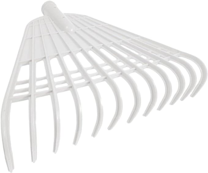 Kunstgrashark Tuin - Blad Hark - Gazon Onderhoud - Lichtgewicht Ontwerp - 40 cm Werkbreedte - Wit