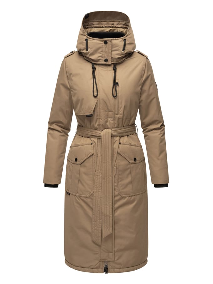 Navahoo dames winterjas Hokulanii – Lang & Licht Gewatteerd