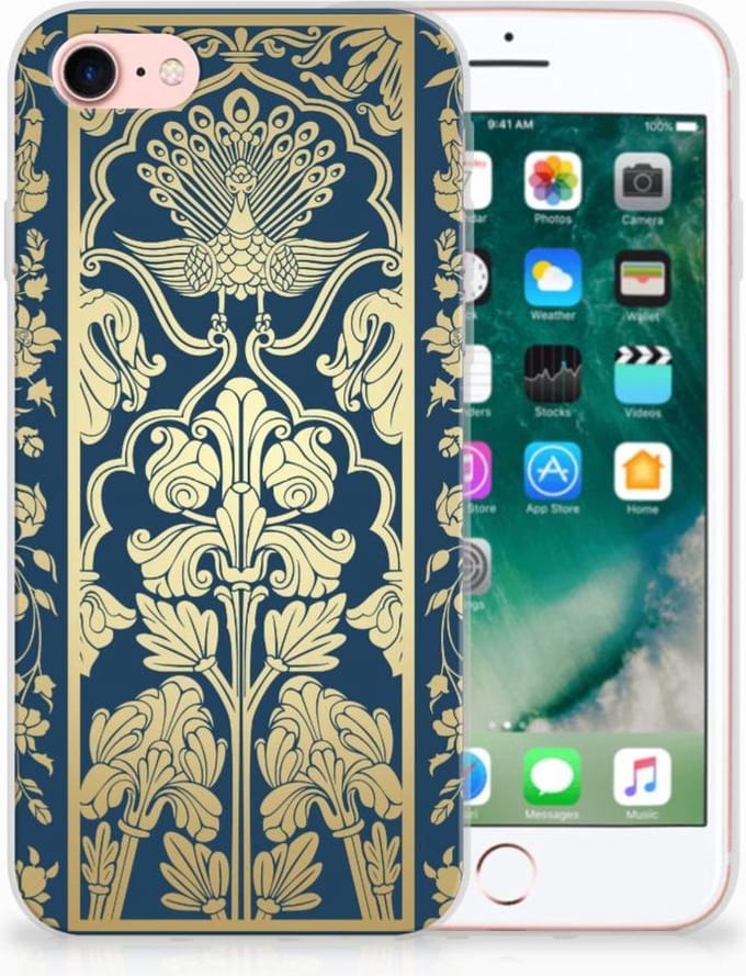 iPhone SE 2022 | SE 2020 | 8 | 7 TPU Case Beige Flowers