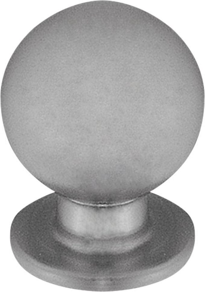 GTV - Meubelknop - bolrond aluminium 17 mm