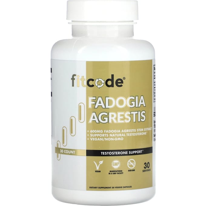 fitcode, Padogia agretis, 600 mg, 30 eenheden