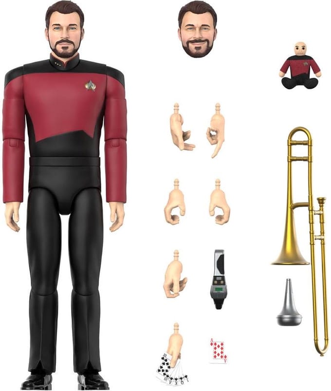 Star Trek: The Next Generation Ultimates Action Figure Commander Riker 18 cm