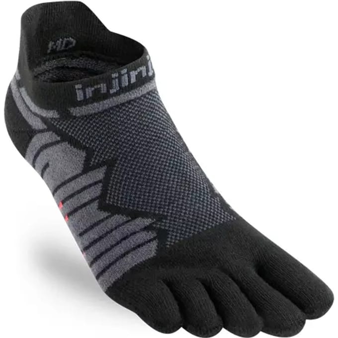 INJINJI | Ultra Run No-Show Onyx (Maat - M) | Teensokken