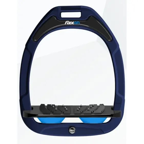 Ultra Grip Inclinatie Stirrup Marine/Zwart/Blauw Flex-On Green Composite