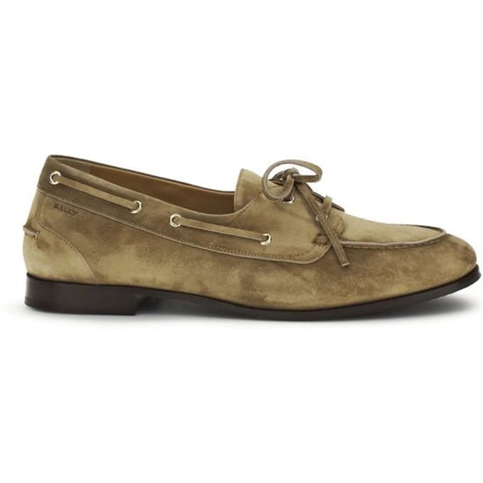 Bally Beige Buffelleer Instaploafers