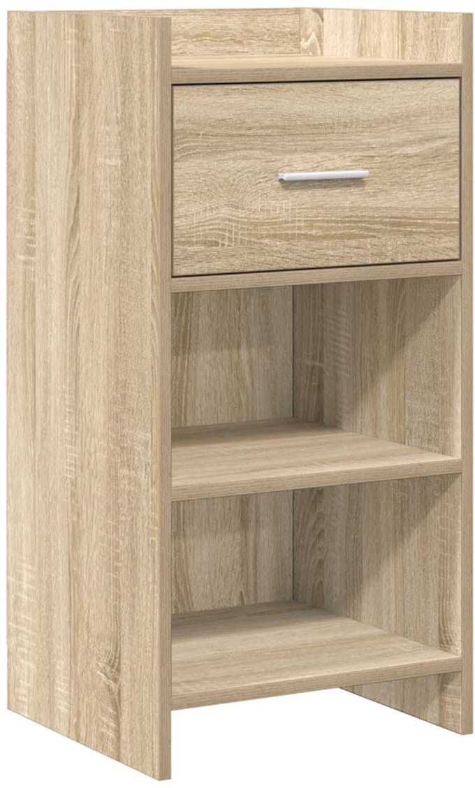 vidaXL - Dressoir - Sonoma - Eiken - 40 - x - 36 - x - 80 - cm - Bewerkt - hout