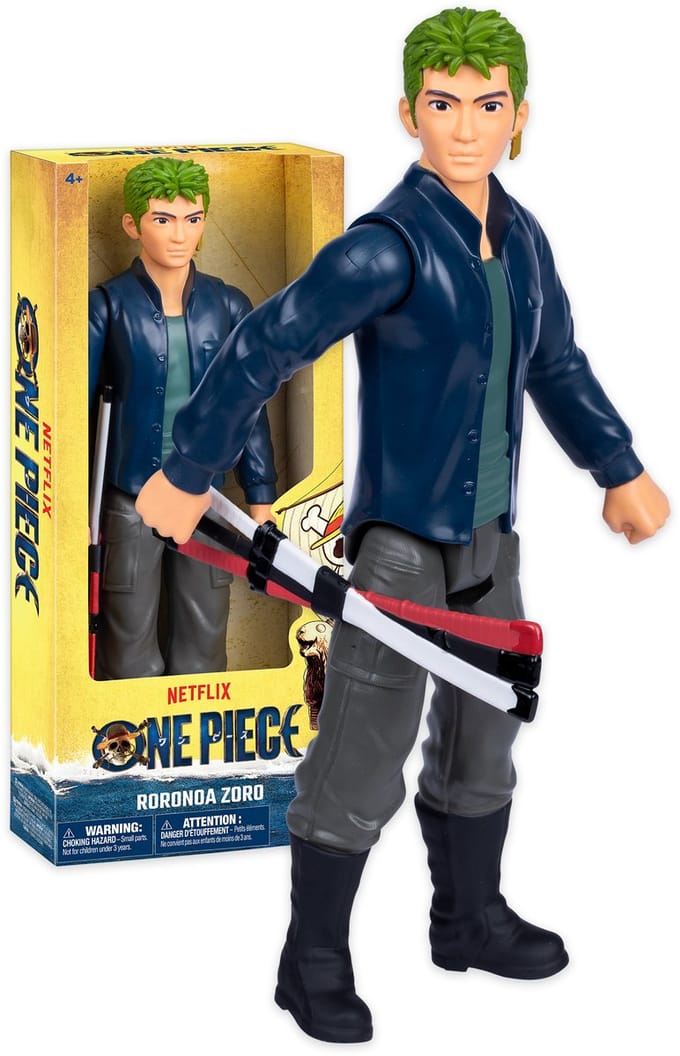 One Piece - Groot Actiefiguur Zoro - Beweegbaar figuur van 30 cm hoog