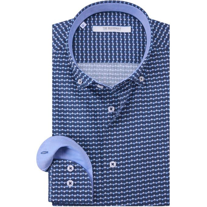 The Blueprint trendy overhemd met lange mouwen