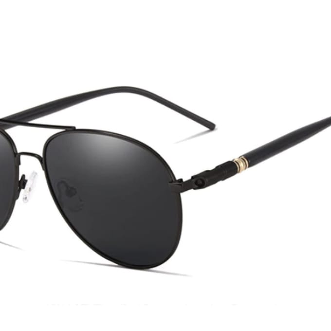 Kingseven piloten zonnebril - UV400 - Gepolariseerd - Zwart - Blackstar - K709