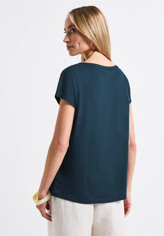 Shirt met folietekst