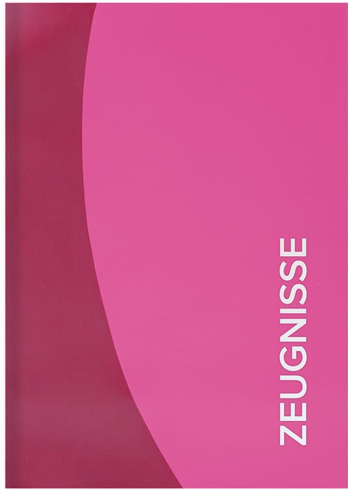 Roze getuigschriftmap duo DIN A4