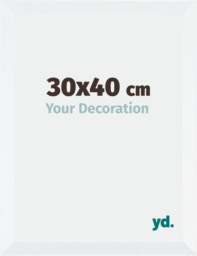 Your Decoration - Fotolijst 30x40 cm - MDF - Wit Mat - Catania