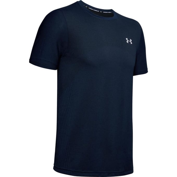 Under Armour Maat  S Seamless SS Heren Sportshirt  - Academy