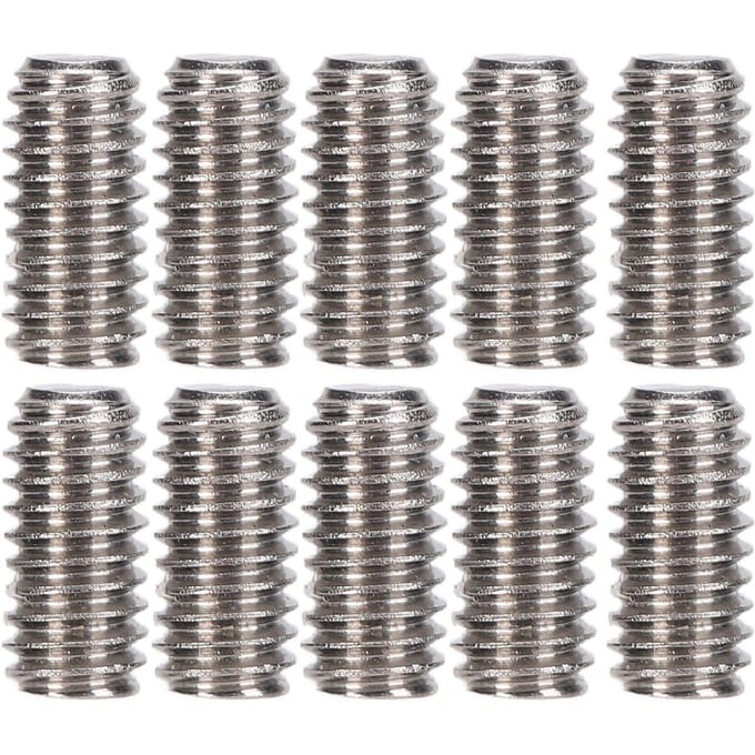 50 stuks Set Schroef A2?70 Roestvrijstalen Stelschroeven Assortimentskit Hardware Bevestigingsmiddelen SetM3x10