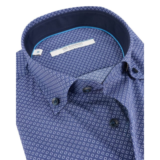 The BLUEPRINT Premium Business Overhemd Donkerblauw Heren