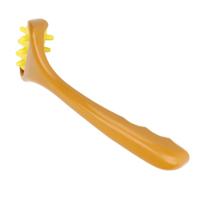 Fascia Massage Spierroller Draagbare Handmatige Fascia Blaster Roller Stick voor Spierverlichting beige