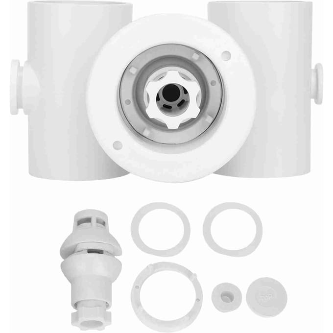 Buse de massage pour piscine extérieure de 1,5 po, accessoire de massage pour spa white