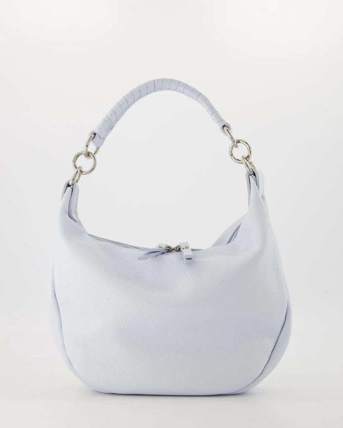 TAS - licht bauw- crossbody- leer - hardware zilver