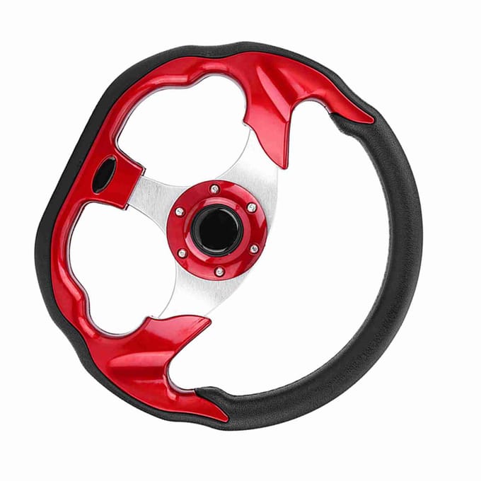 320mm het Nieuwste Koolstofvezel Race Stuur Modificatie Mini Drifting Stuur  (Rood) rood