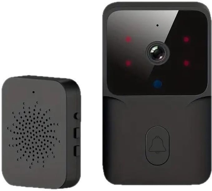 Draadloze videodeurbelcamera met, tweerichtingsaudio, Tuya slimme videodeurbel, wifi, tweeweg intercom, huisbewaking