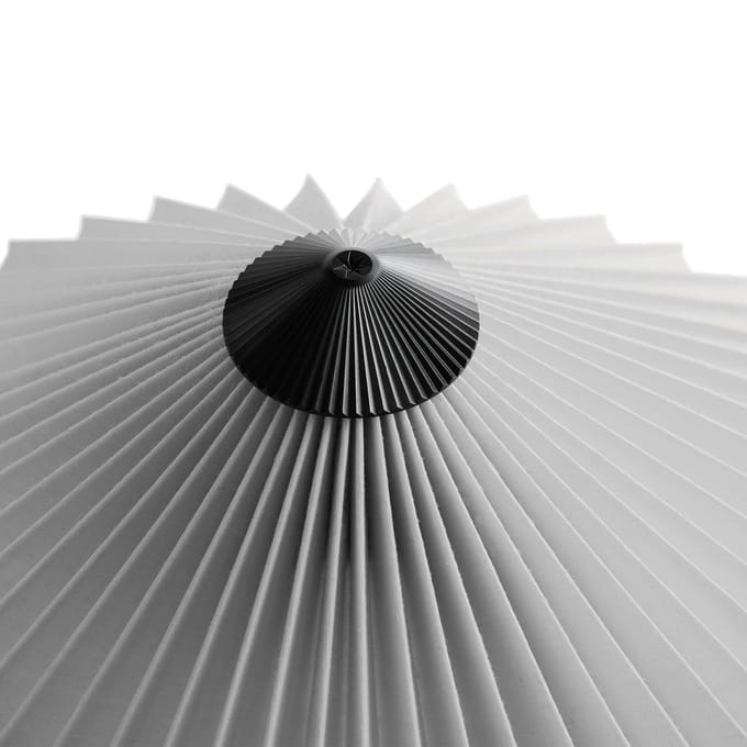 HAY LED tafellamp Matin, wit/messing, hoogte 38 cm