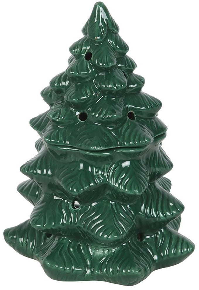 Something Different - Green Fir Tree and Wax Warmer Oliebrander - Groen