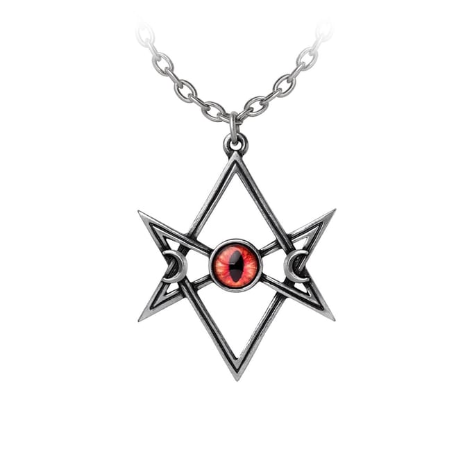 Alchemy - Unicursal Hex Ketting - Zilverkleurig