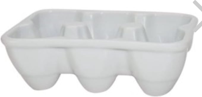 eierhouder porselein 16x11x5cm