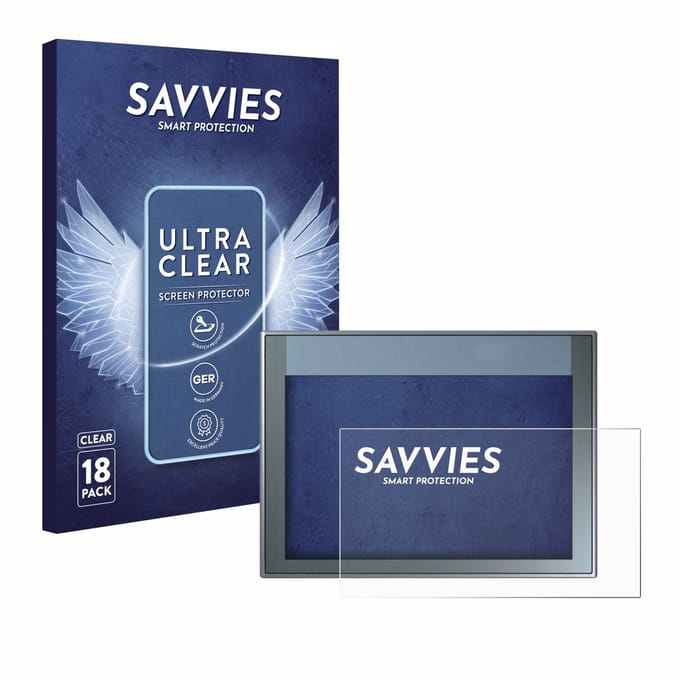 Savvies - Screenprotector voor Siemens Simatic HMI KTP 700 Basic - Folie Beschermfolie transparant 18 Stuks